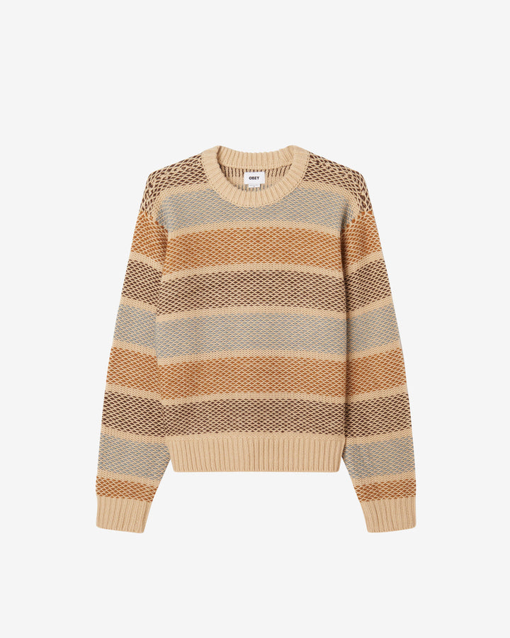 BENJAMIN CREWNECK BROWN MULTI