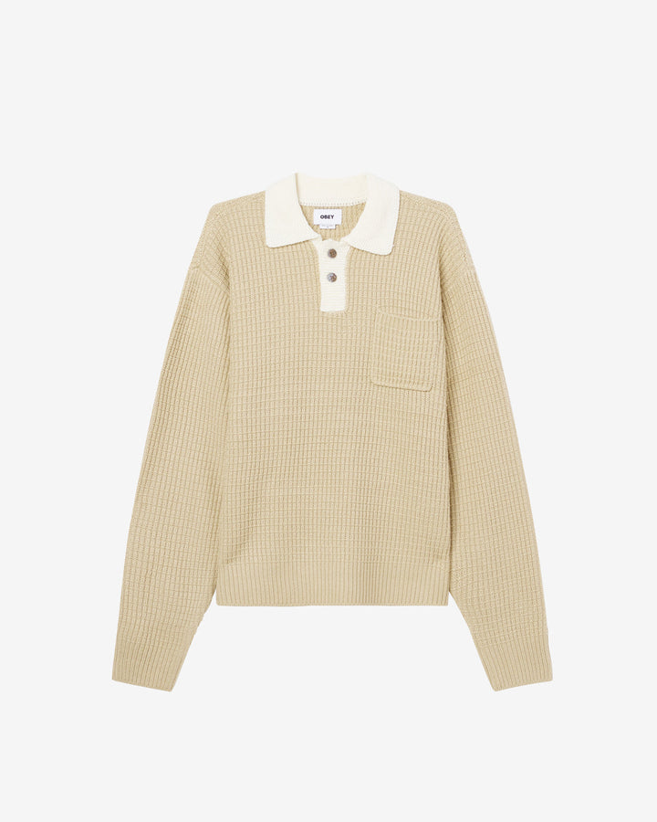 DANNY POLO SWEATER KHAKI