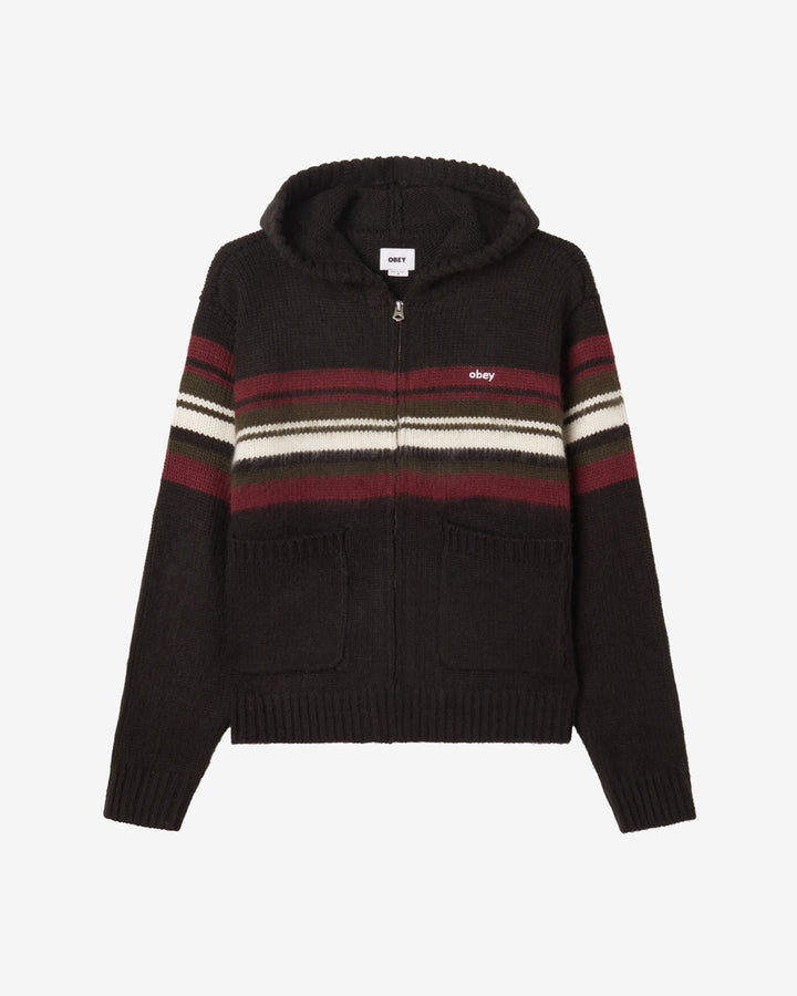 MYERS ZIP SWEATER BLACK MULTI