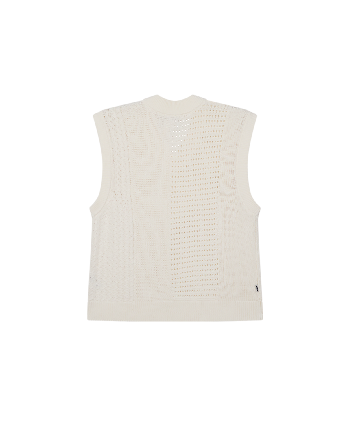 obey garret sweater vest cream