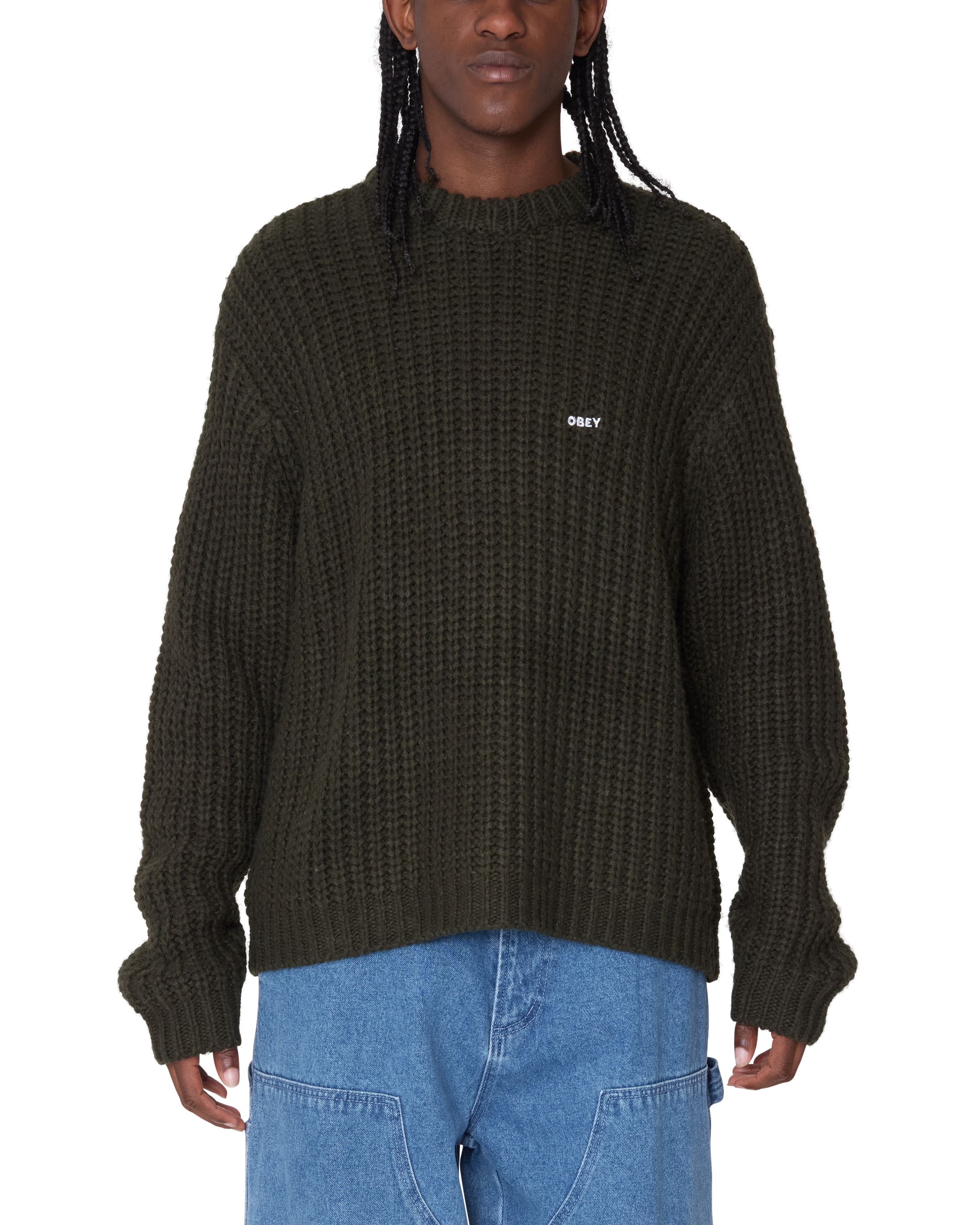 OBEY BOLD CHUNKY SWEATER