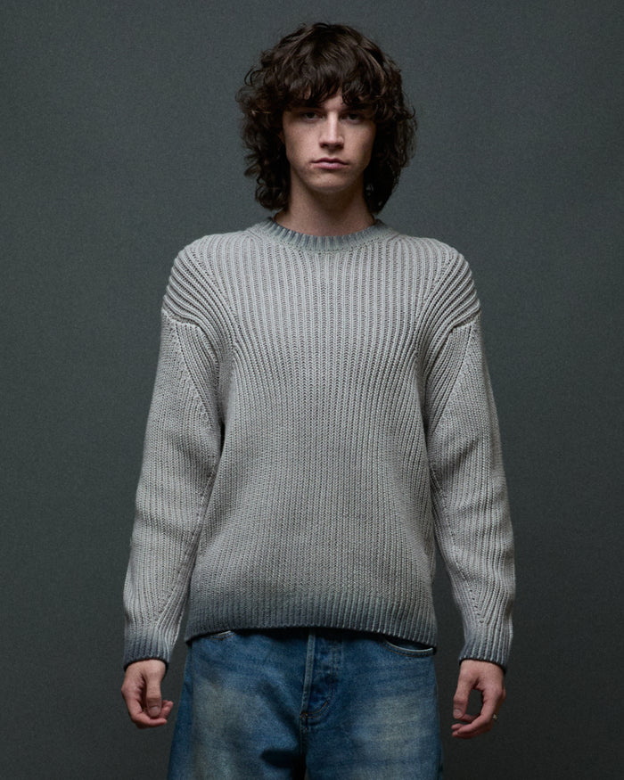 IAN FADED WASH SWEATER - alternate view