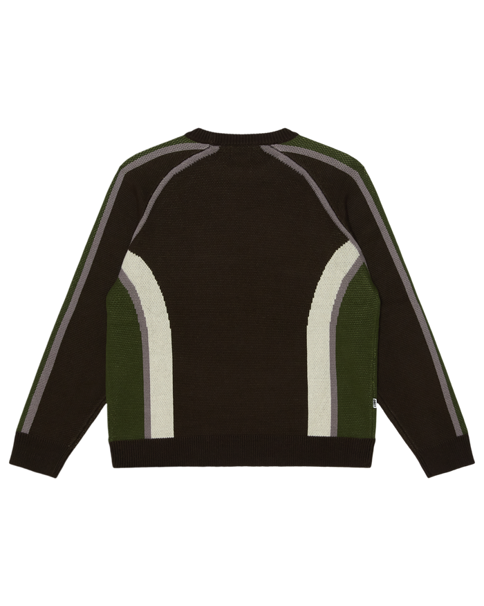 obey-estadio-sweater-brown-multi - alternate view