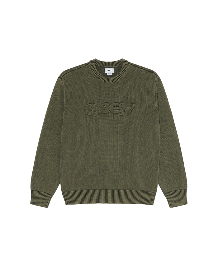 FADE WASH SPEED LOGO SWEATER