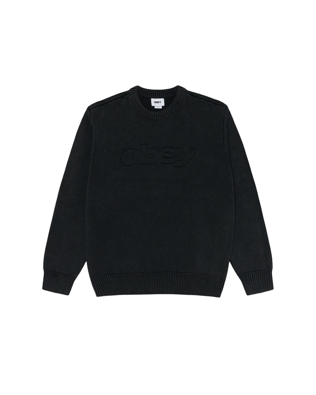 FADE WASH SPEED LOGO SWEATER (zoomed)