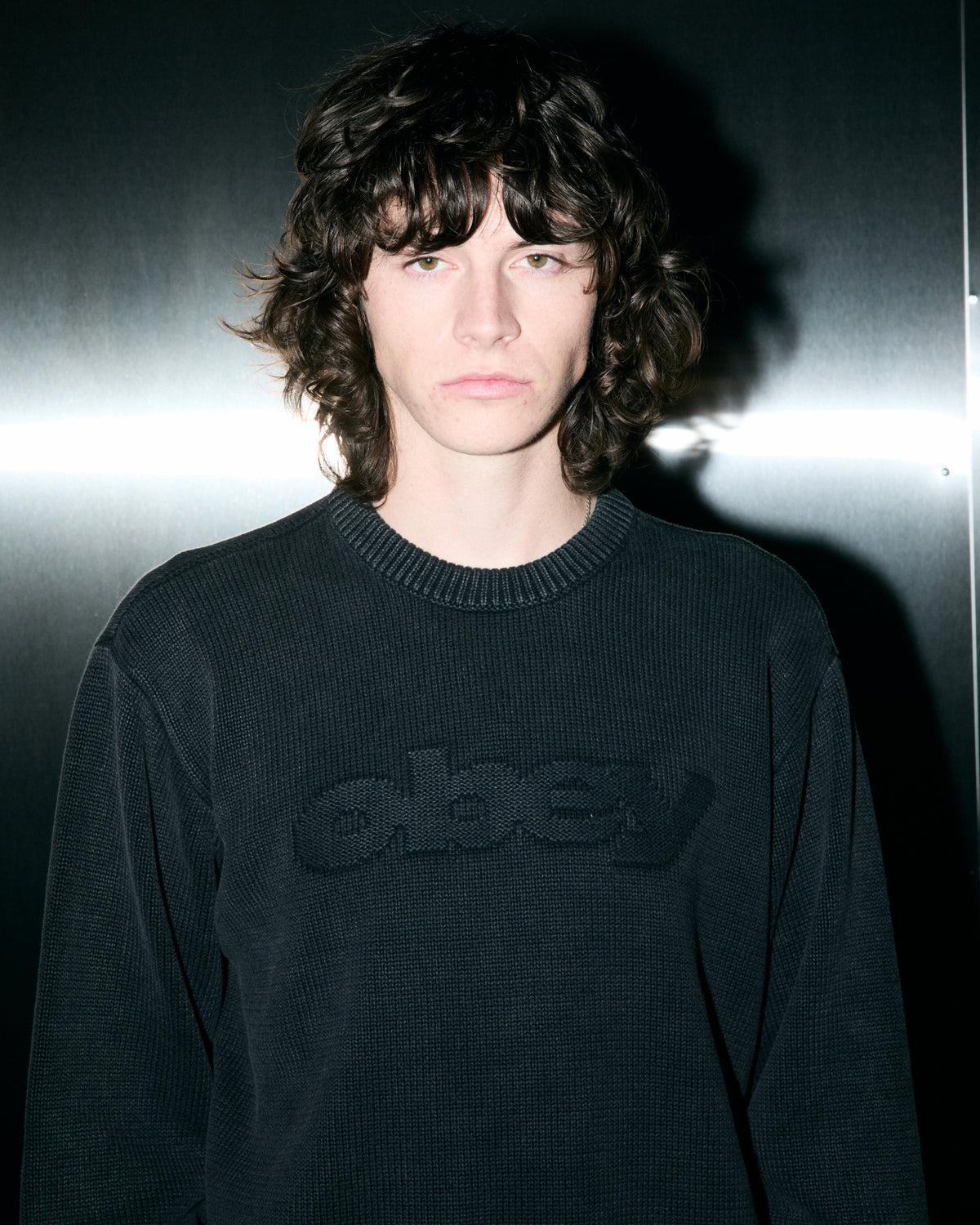 FADE WASH SPEED LOGO SWEATER