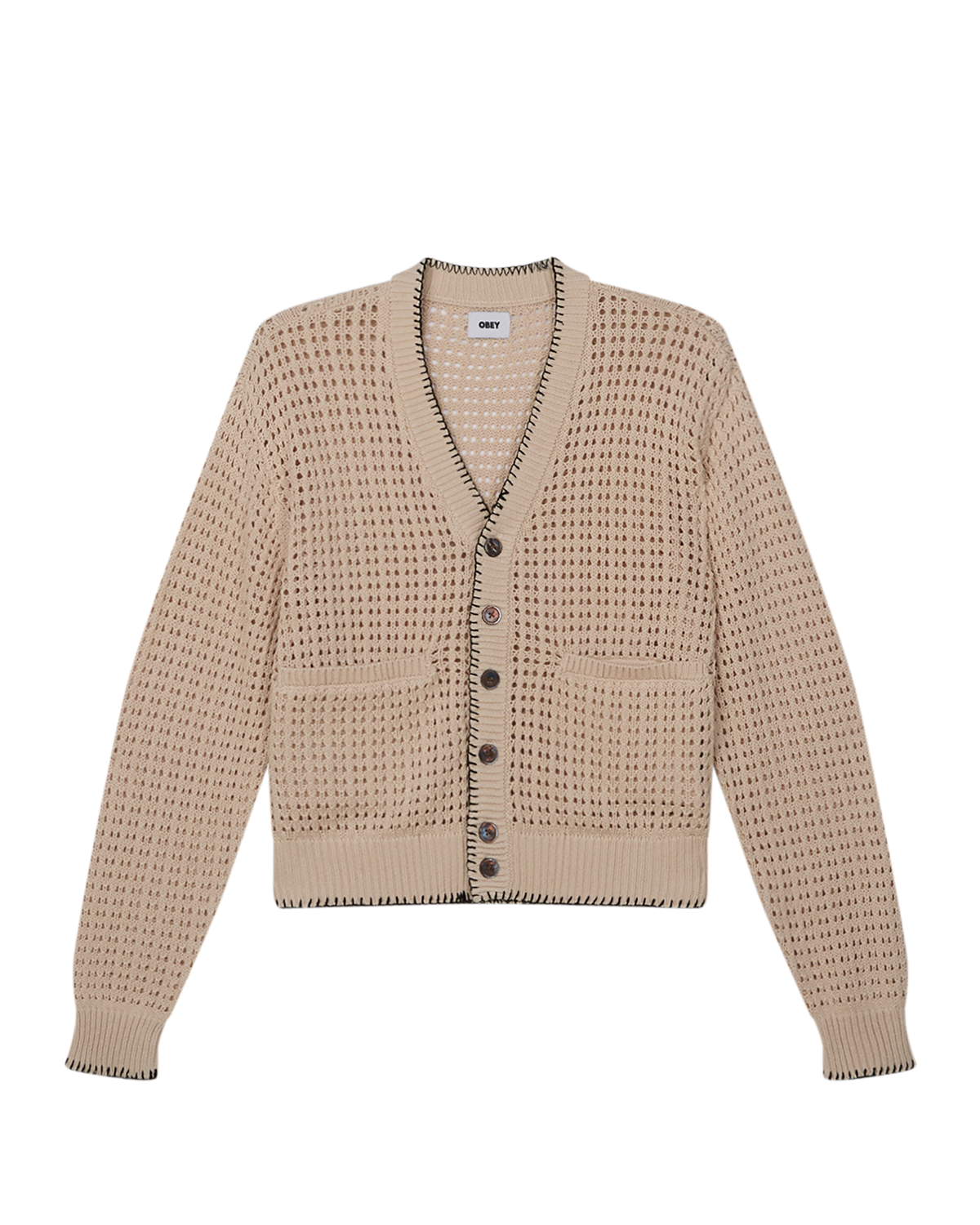 obey ethan cardigan natural multi