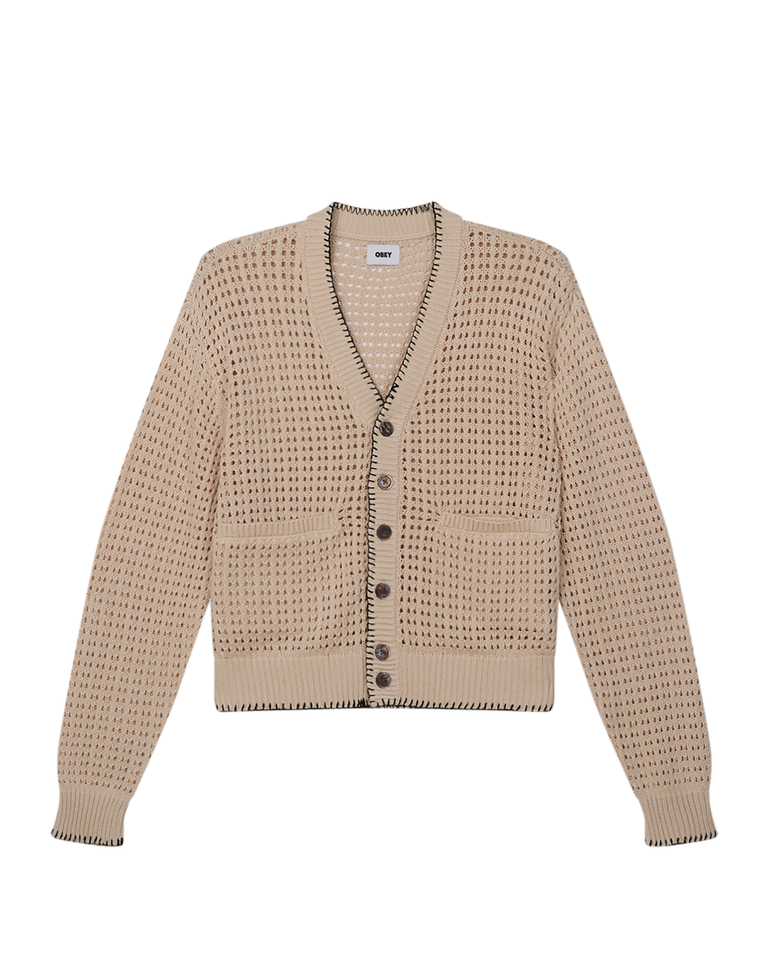 obey ethan cardigan natural multi