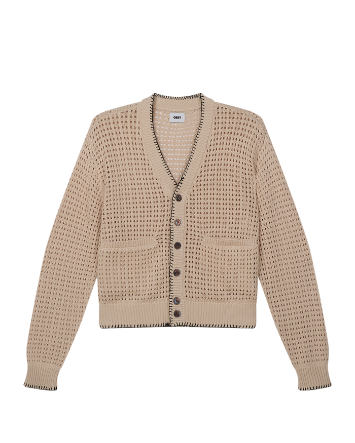 obey ethan cardigan natural multi