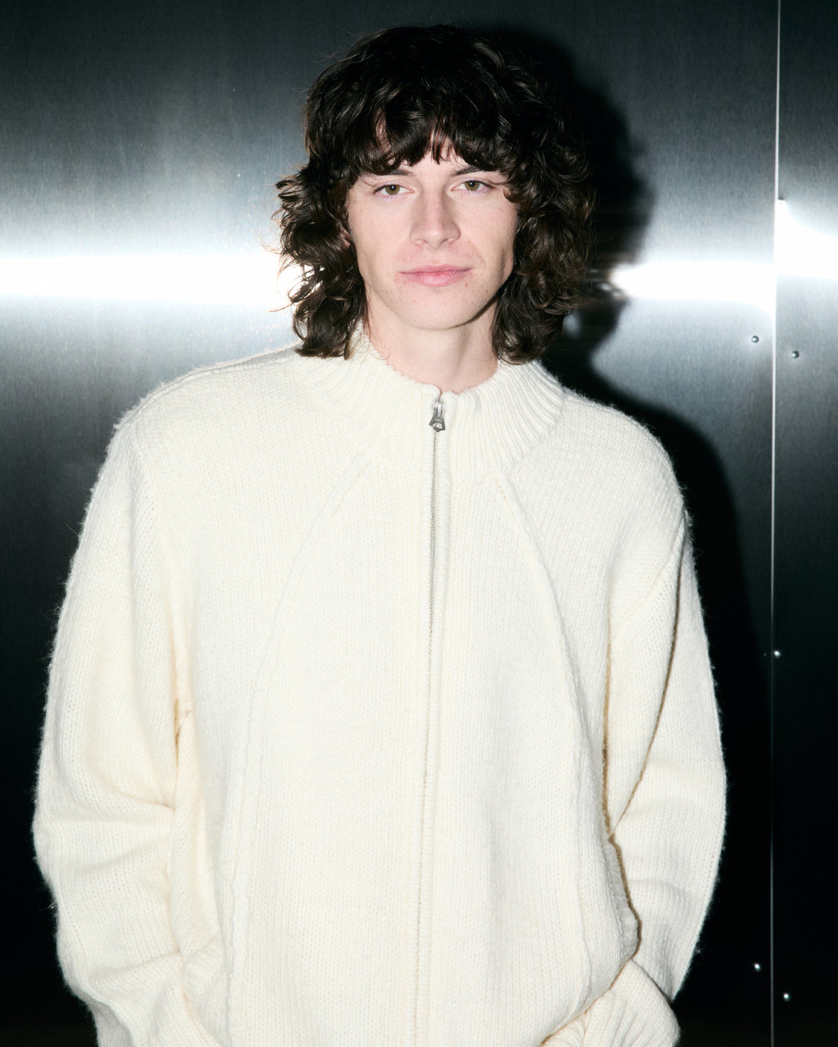 RYO ZIP UP CARDIGAN (zoomed)