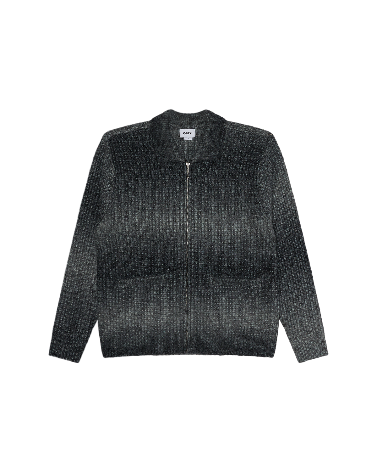 obey-anton-gradient-cardigan-charcoal-multi