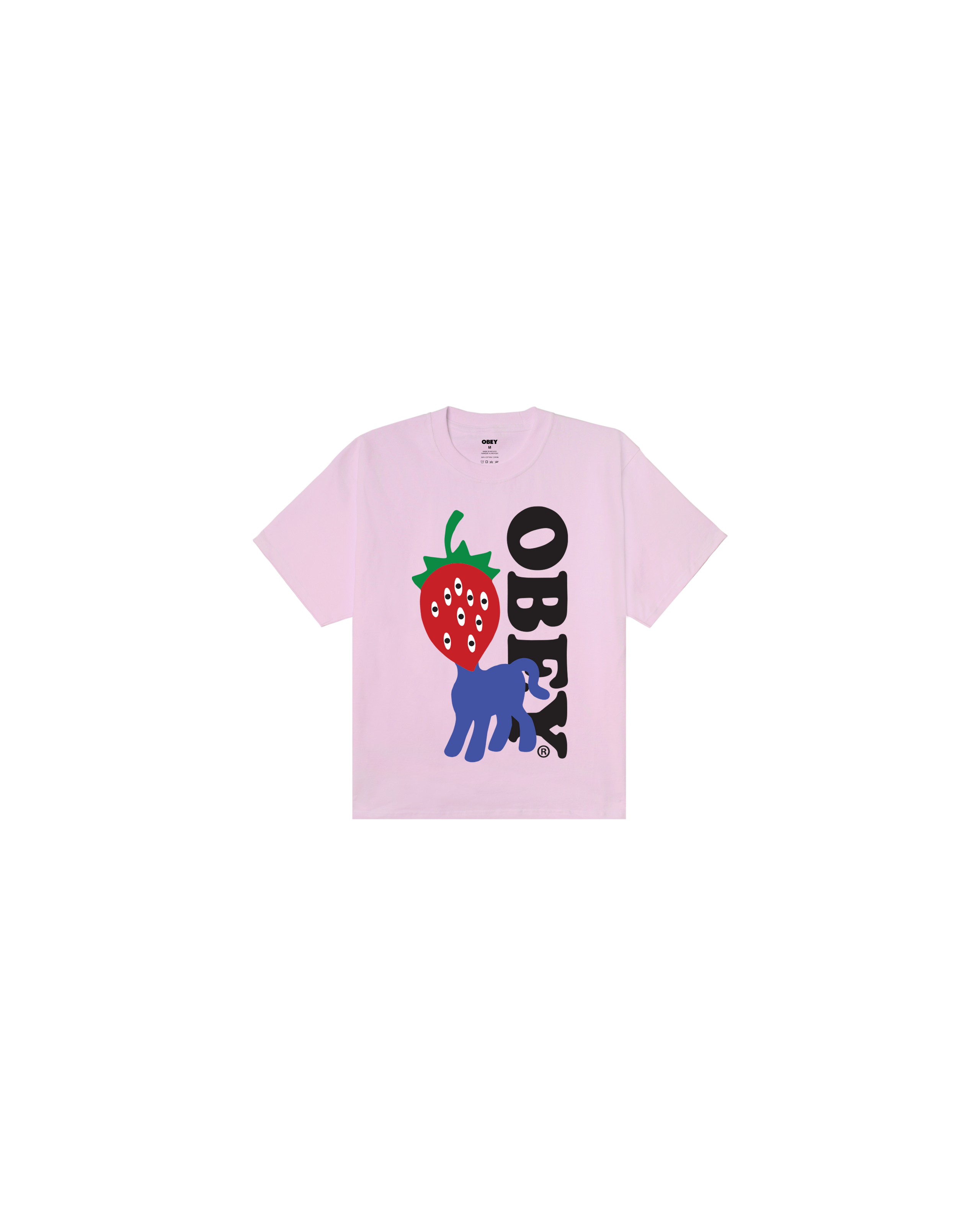 KIDS OBEY STRAWBERRY T-SHIRT (zoomed)