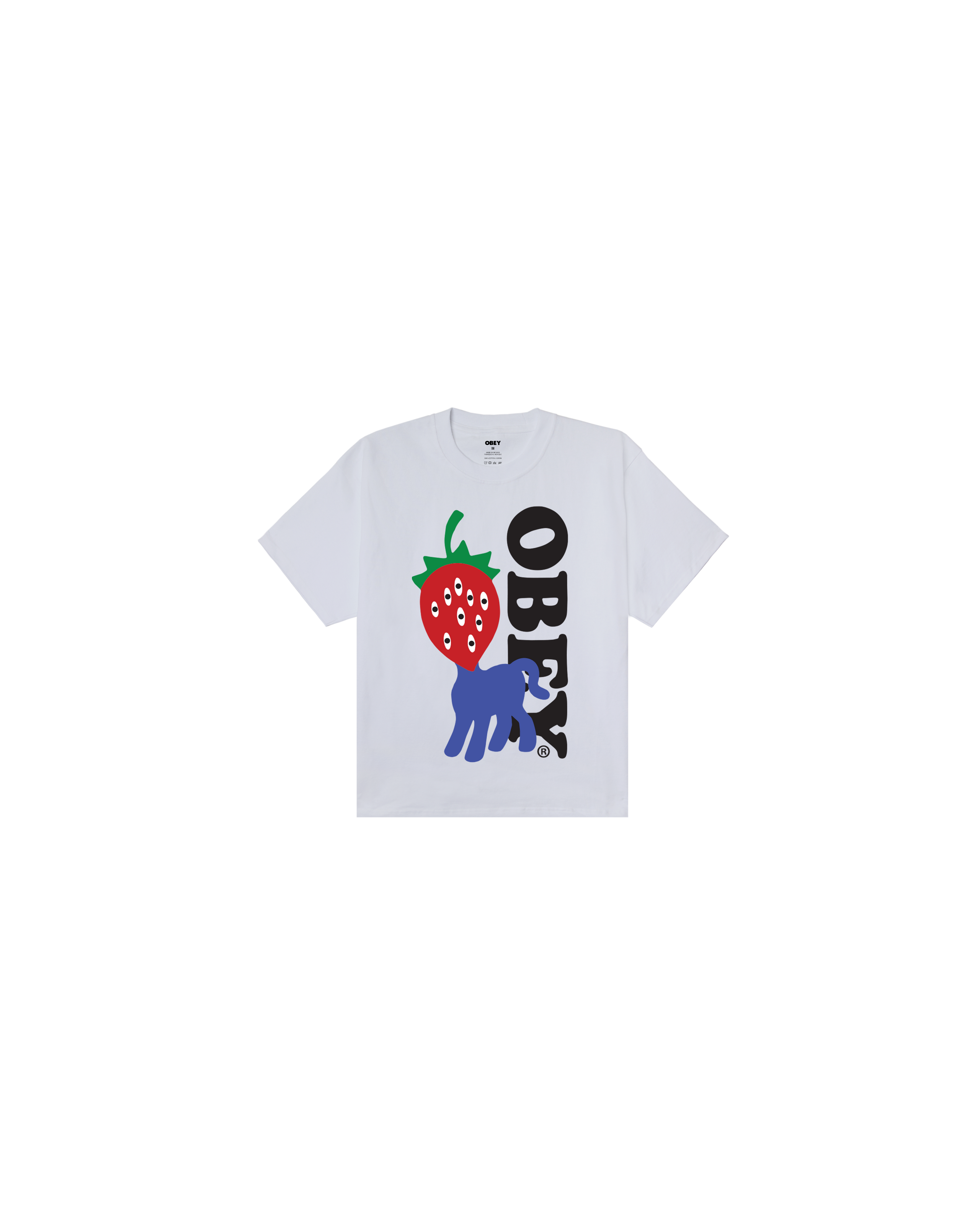 KIDS OBEY STRAWBERRY T-SHIRT (zoomed)