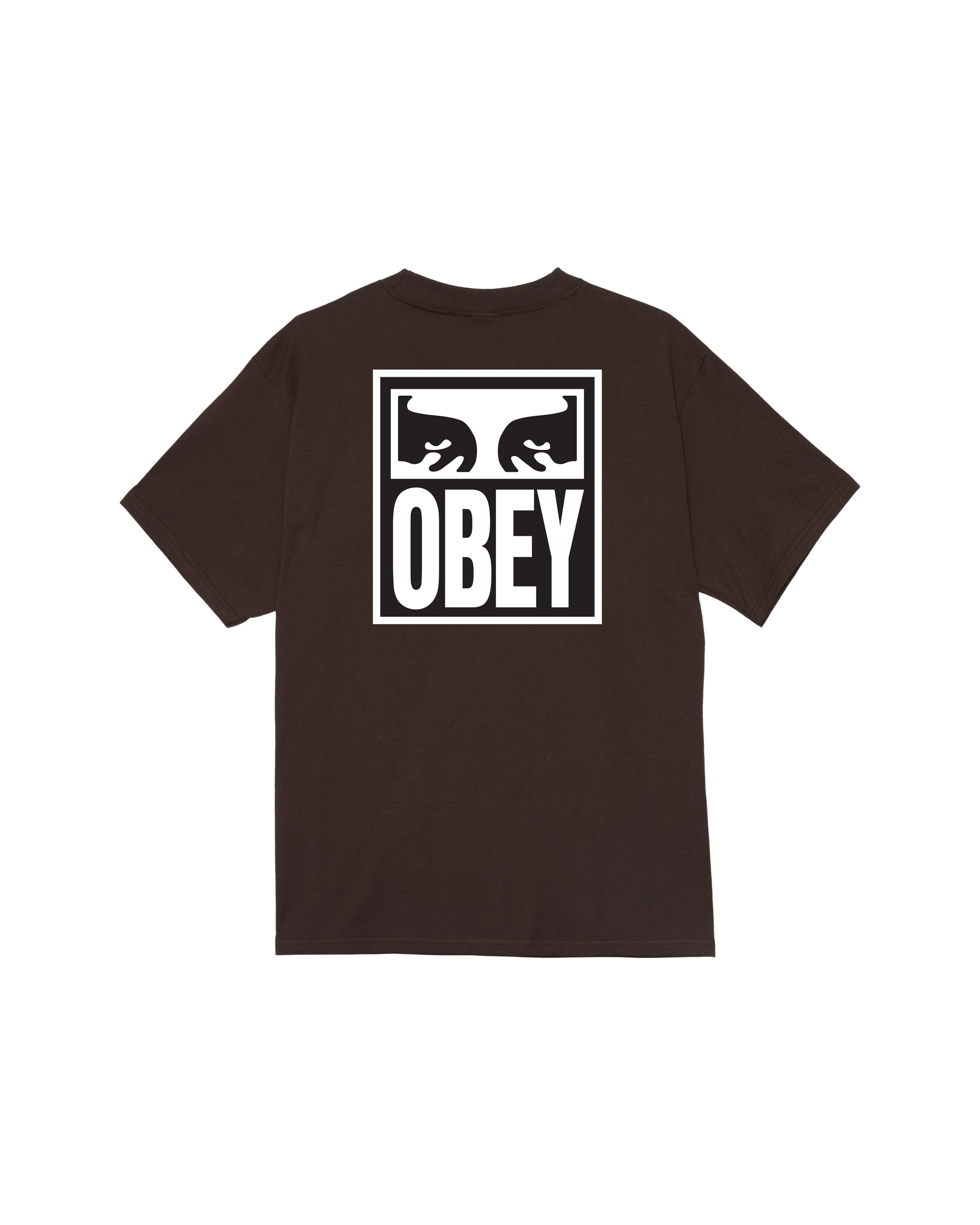 obey eyes icon ii classic t shirt java brown