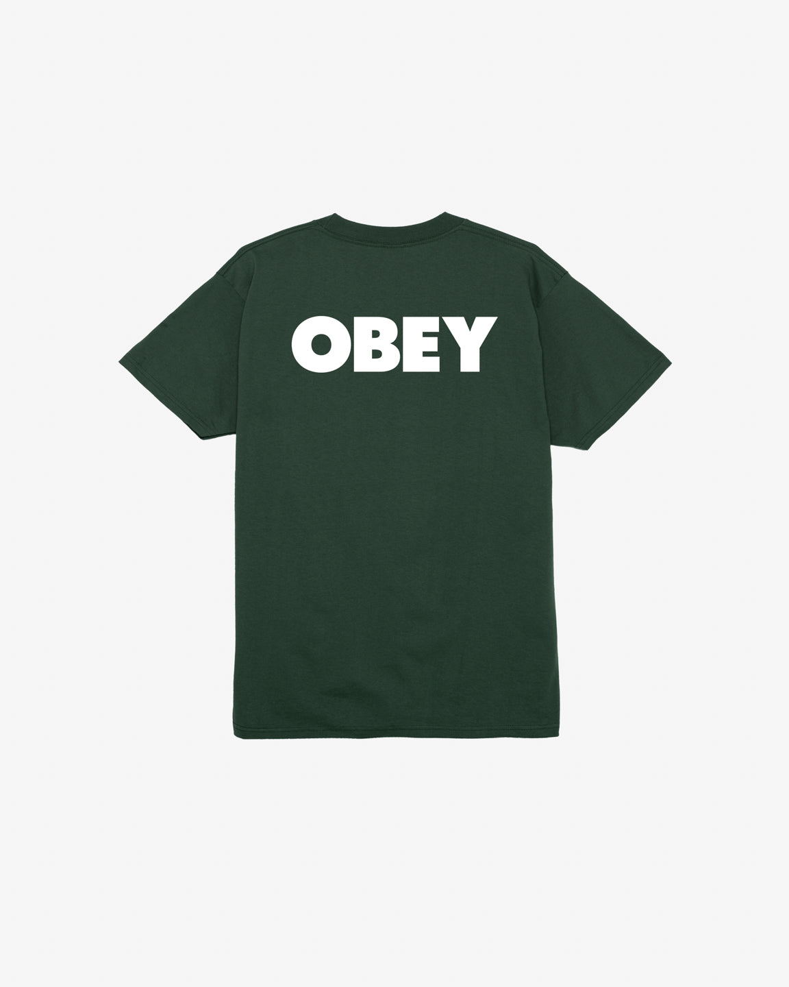 obey bold obey ii classic t shirt forest green