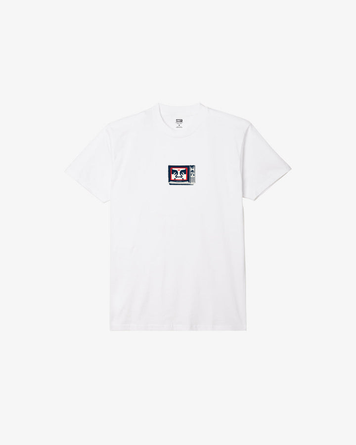 OBEY TV CLASSIC T-SHIRT WHITE