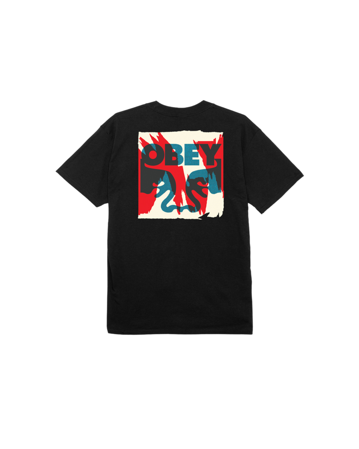 TORN POSTERS ICON CLASSIC T-SHIRT Black