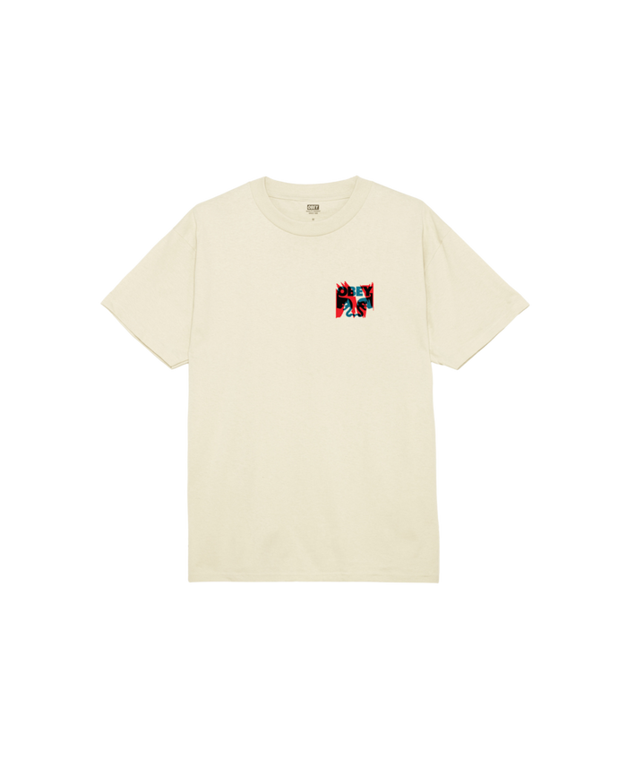 TORN POSTERS ICON CLASSIC T-SHIRT Cream