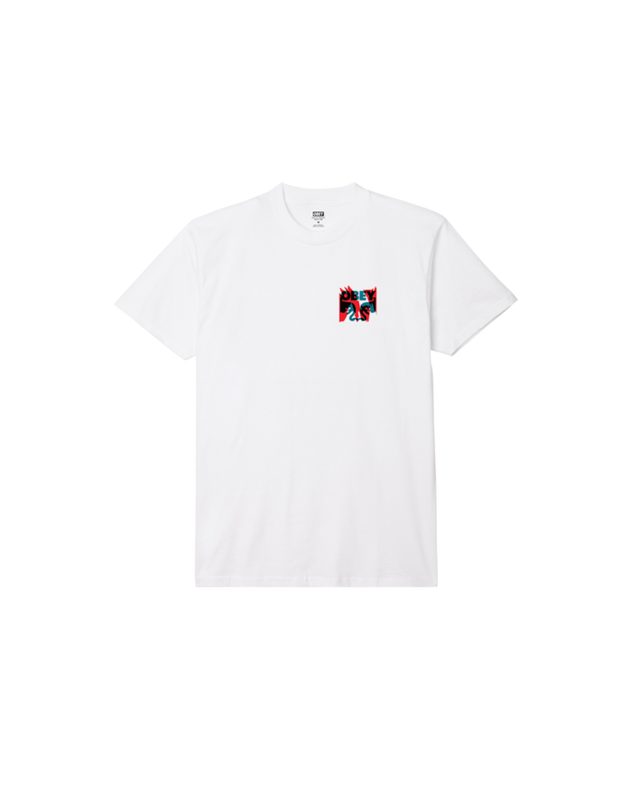 TORN POSTERS ICON CLASSIC T-SHIRT White