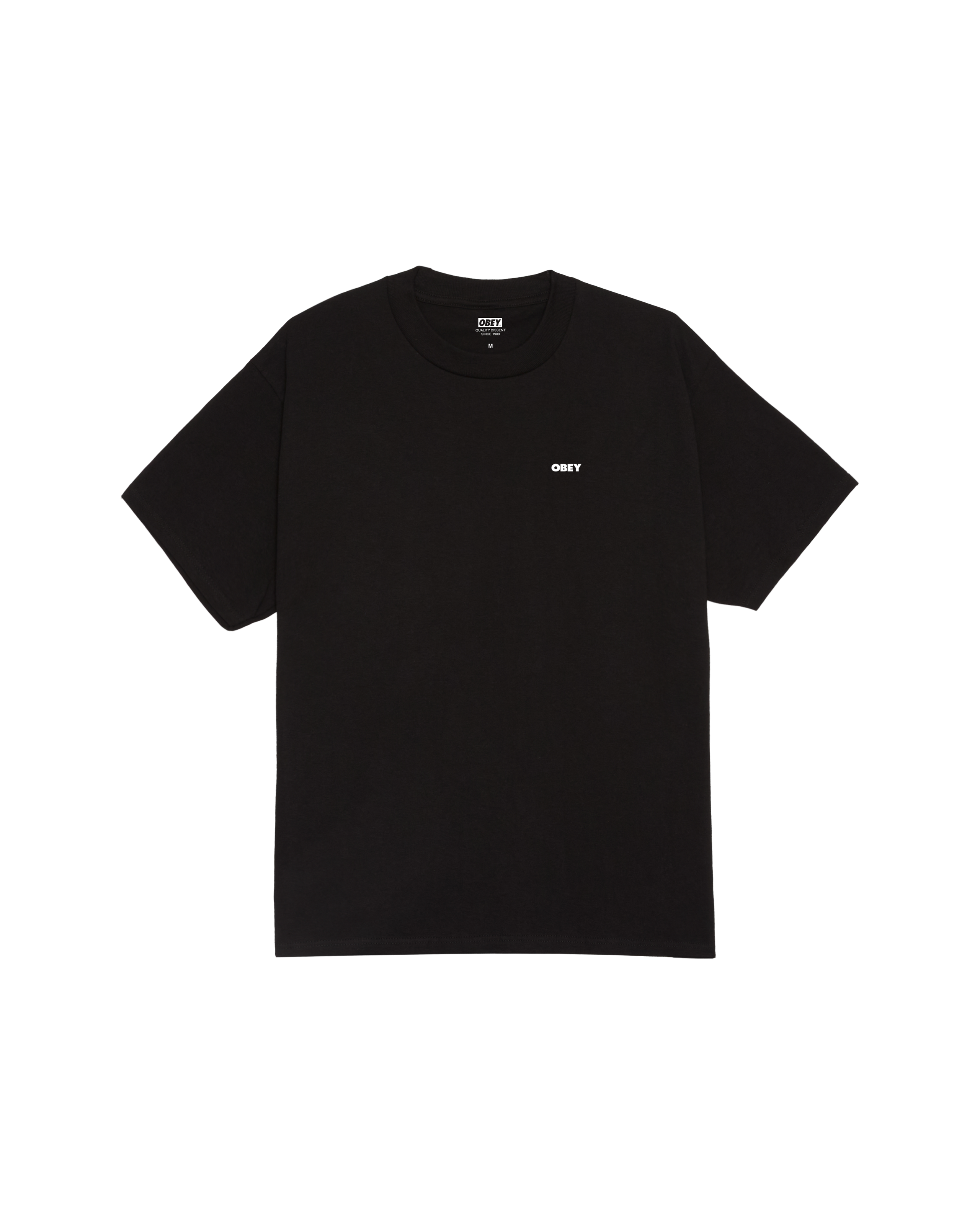 obey cosmic noise classic t shirt black