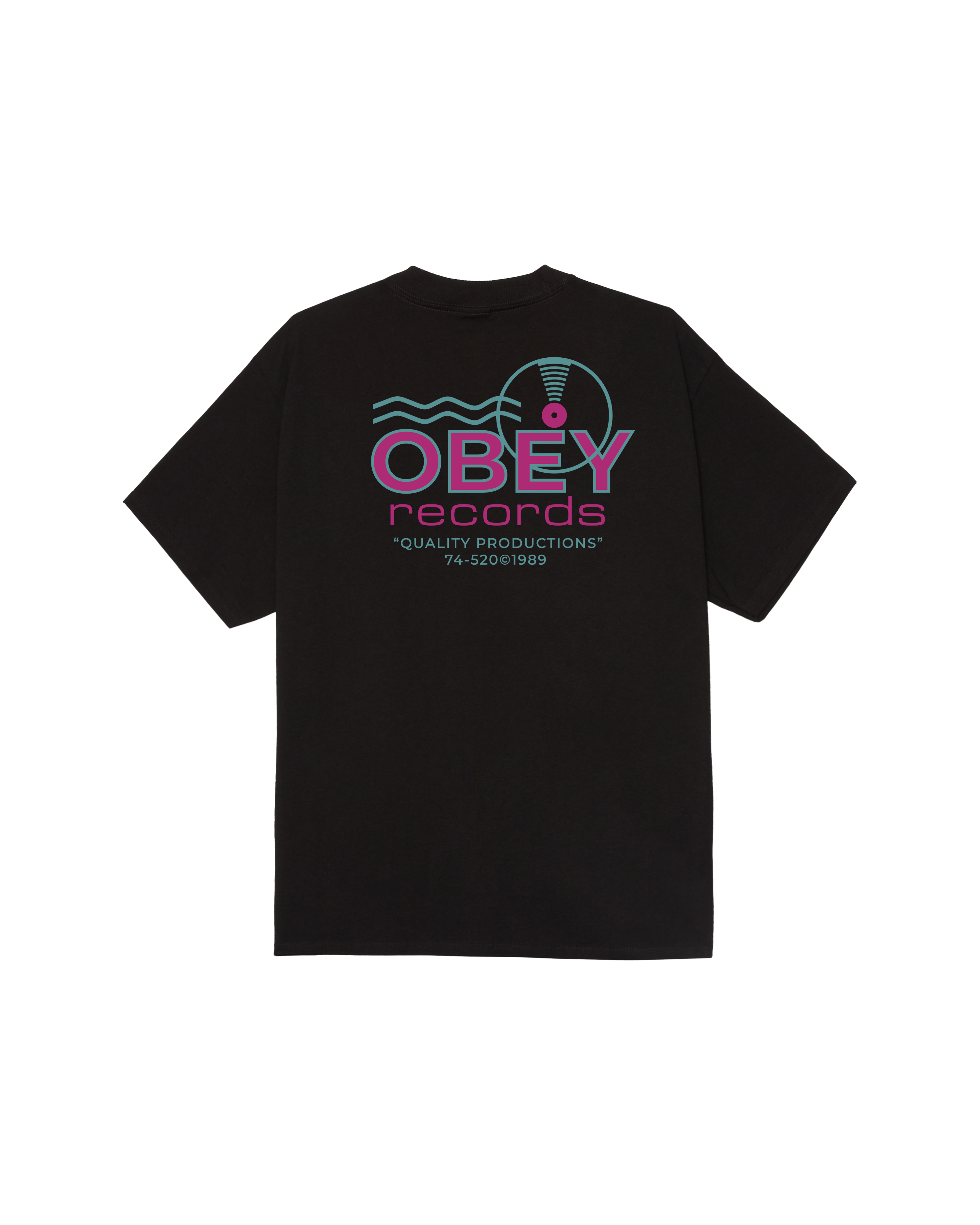 OBEY RECORDS SOUND WAVES CLASSIC T-SHIRT – OBEY CLOTHING EU
