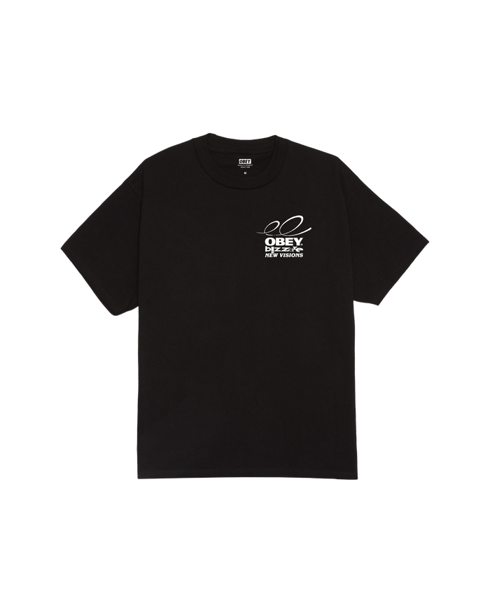 obey bizzare new visions classic t shirt black