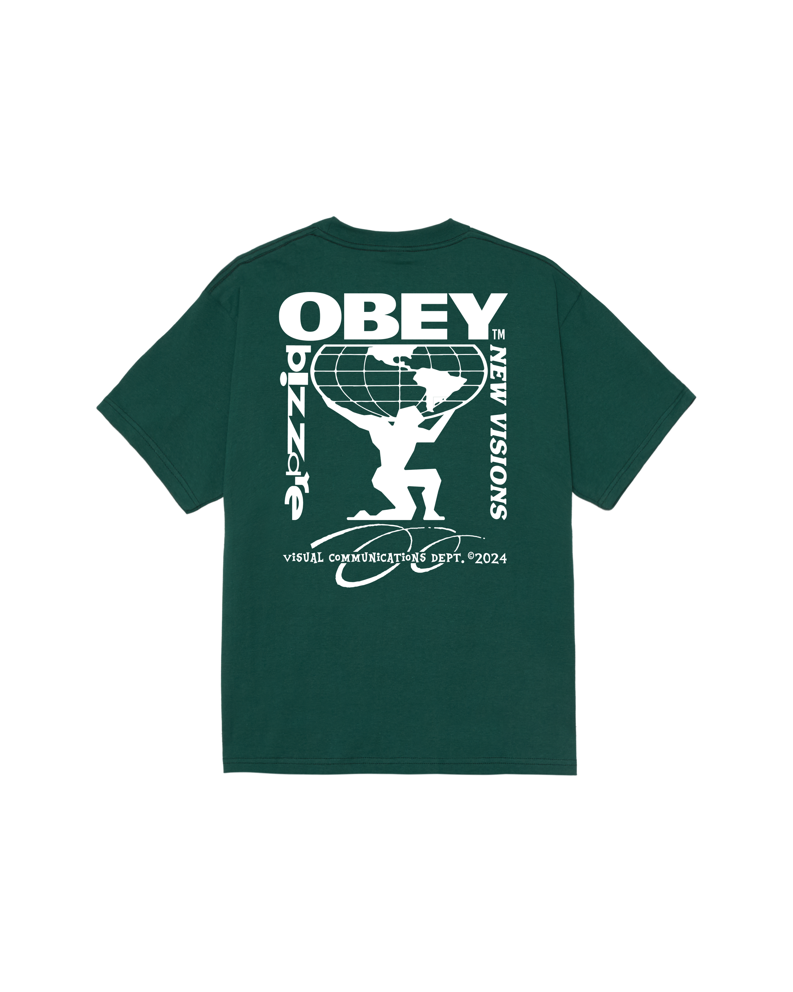 obey bizzare new visions classic t shirt rain forest