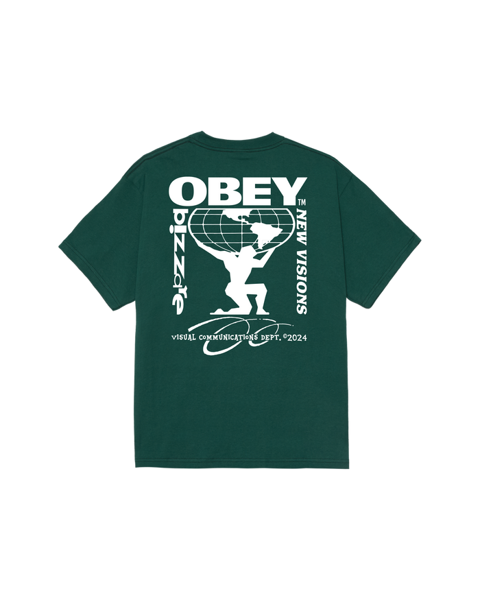 obey bizzare new visions classic t shirt rain forest