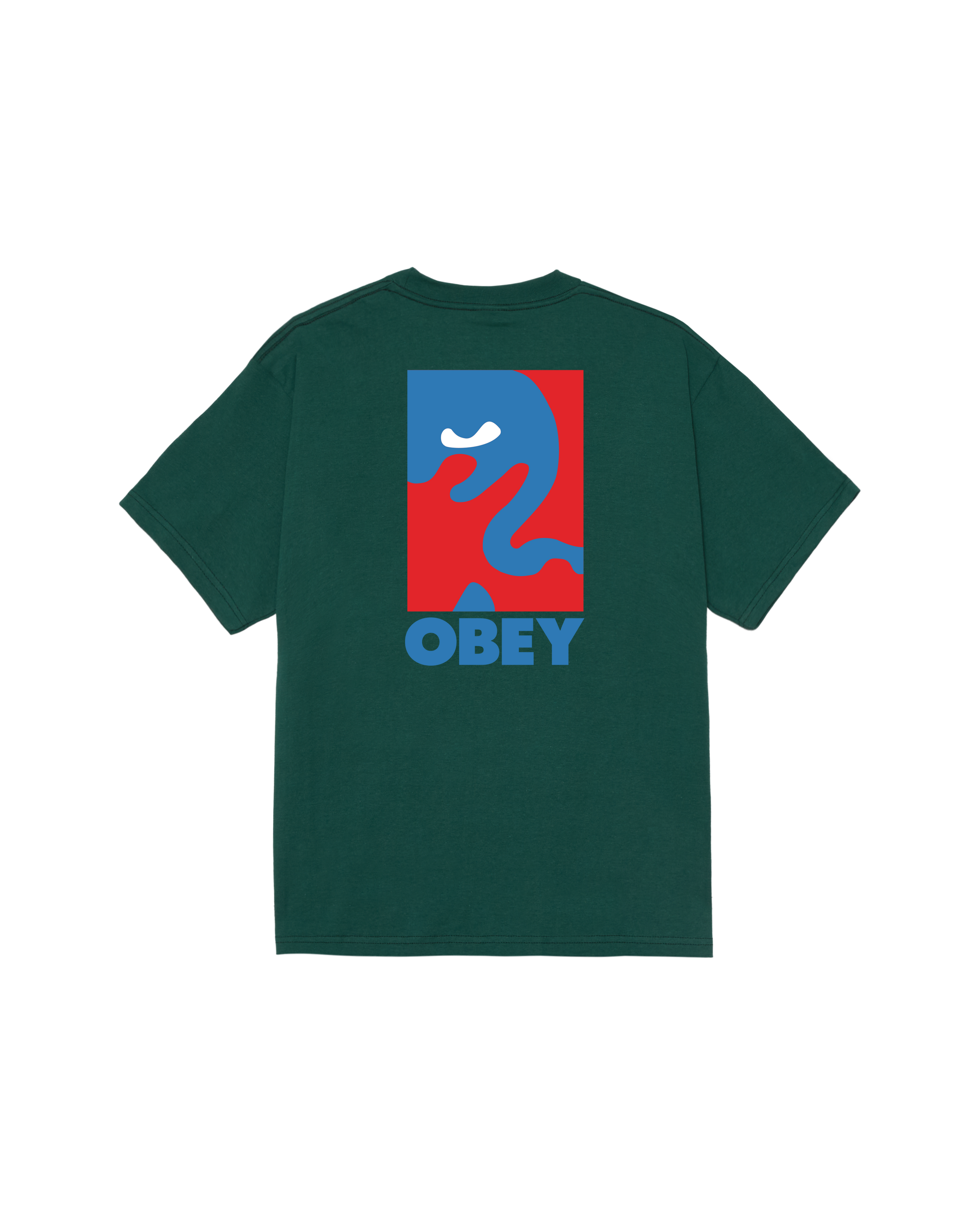 obey cropped icon classic t shirt rain forest