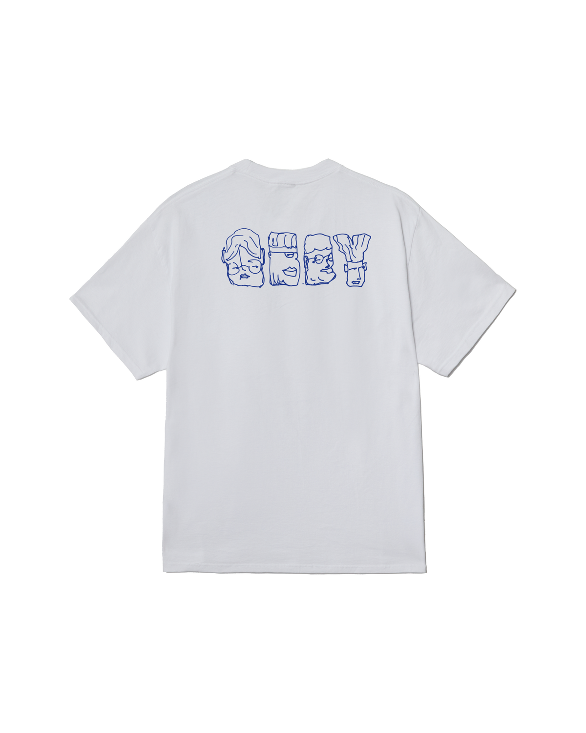 obey abstract things classic t shirt white