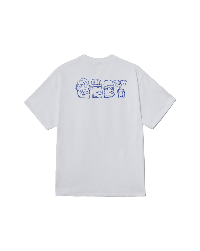 obey abstract things classic t shirt white