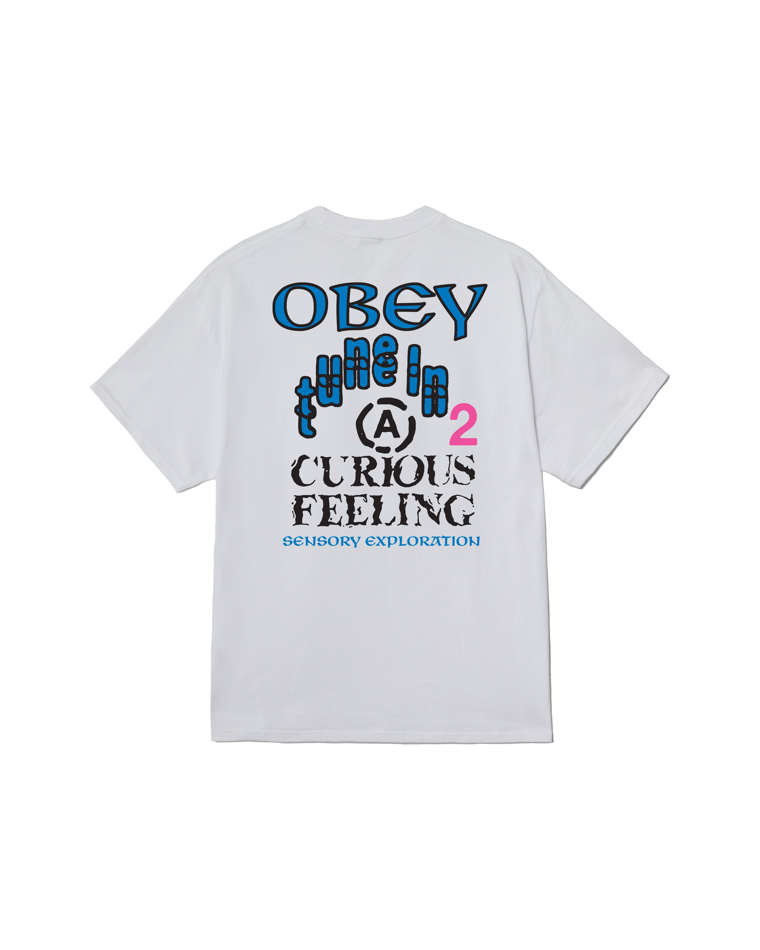 obey sensory exploration classic t shirt white