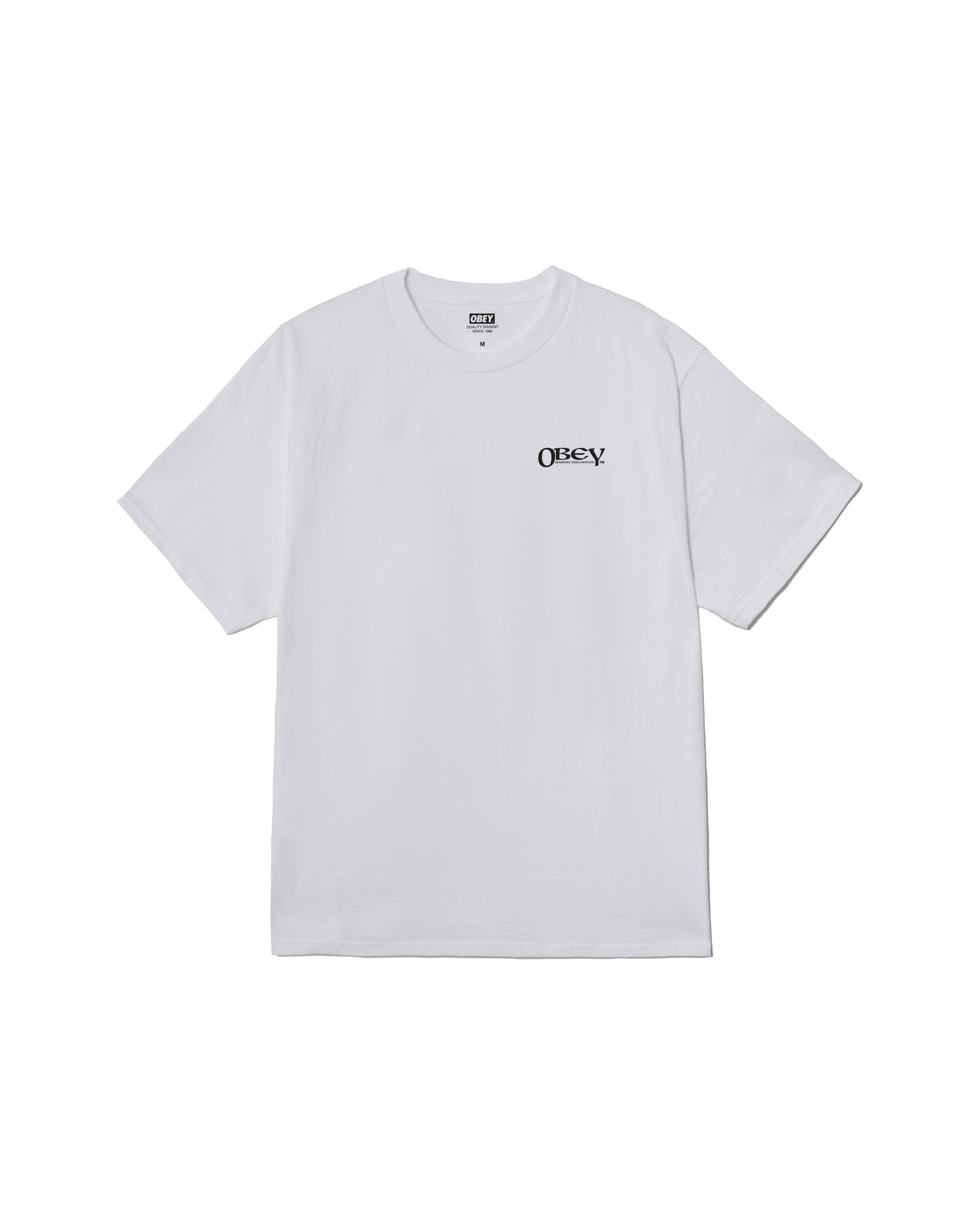 obey sensory exploration classic t shirt white
