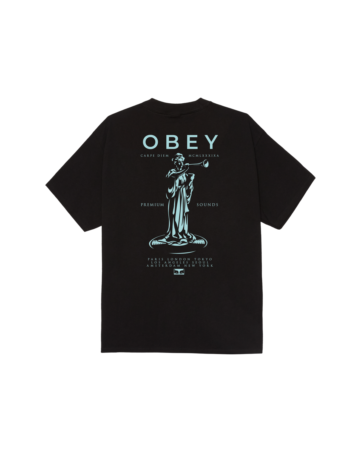 obey premium sounds classic t shirt black