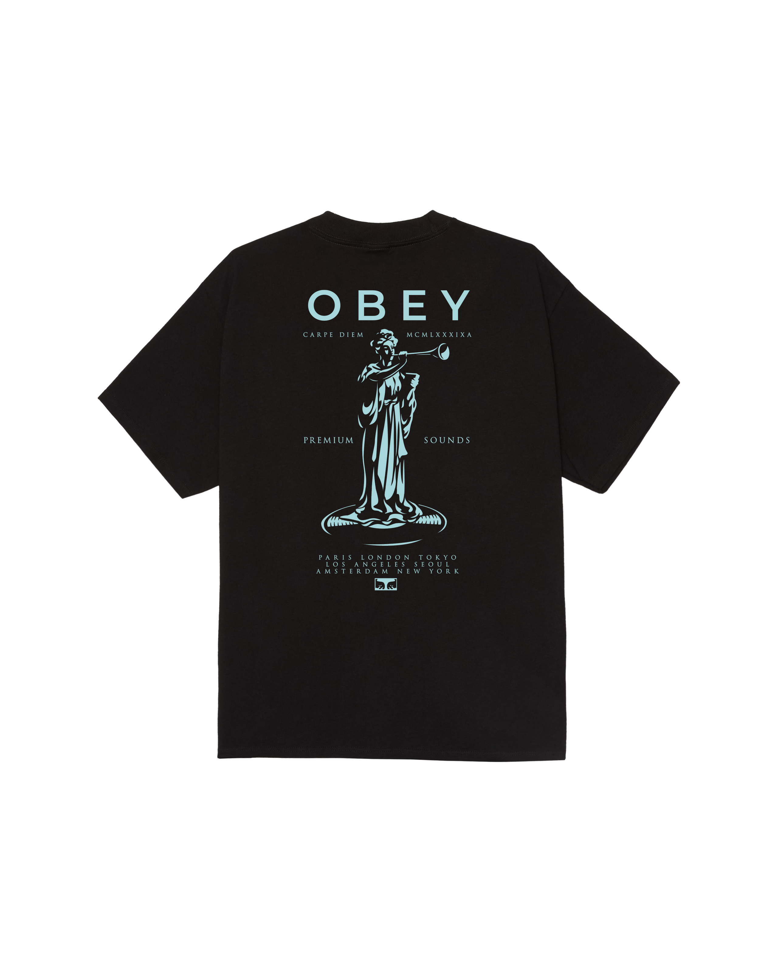 obey premium sounds classic t shirt black