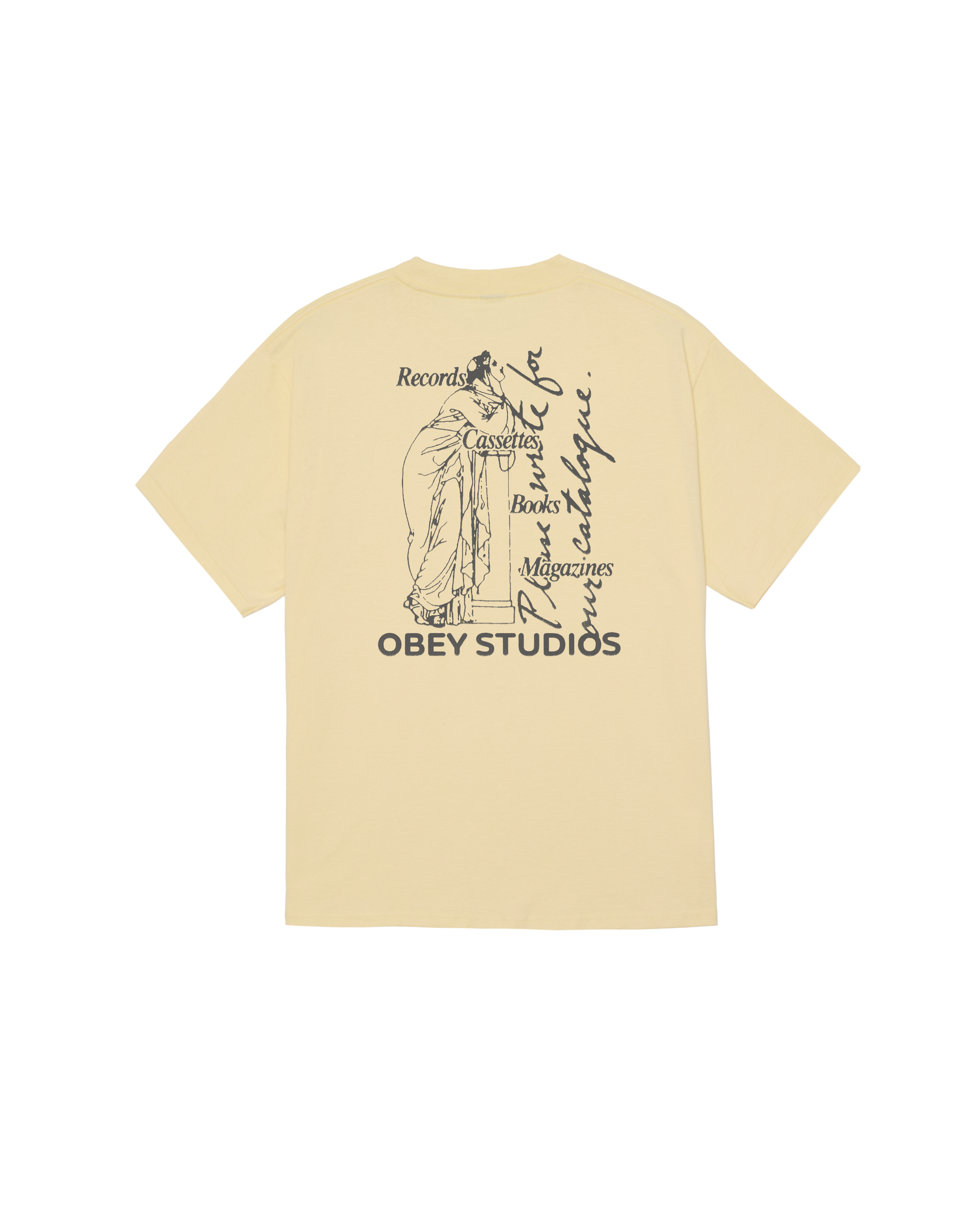 OBEY STUDIOS CATALOGUE CLASSIC T-SHIRT