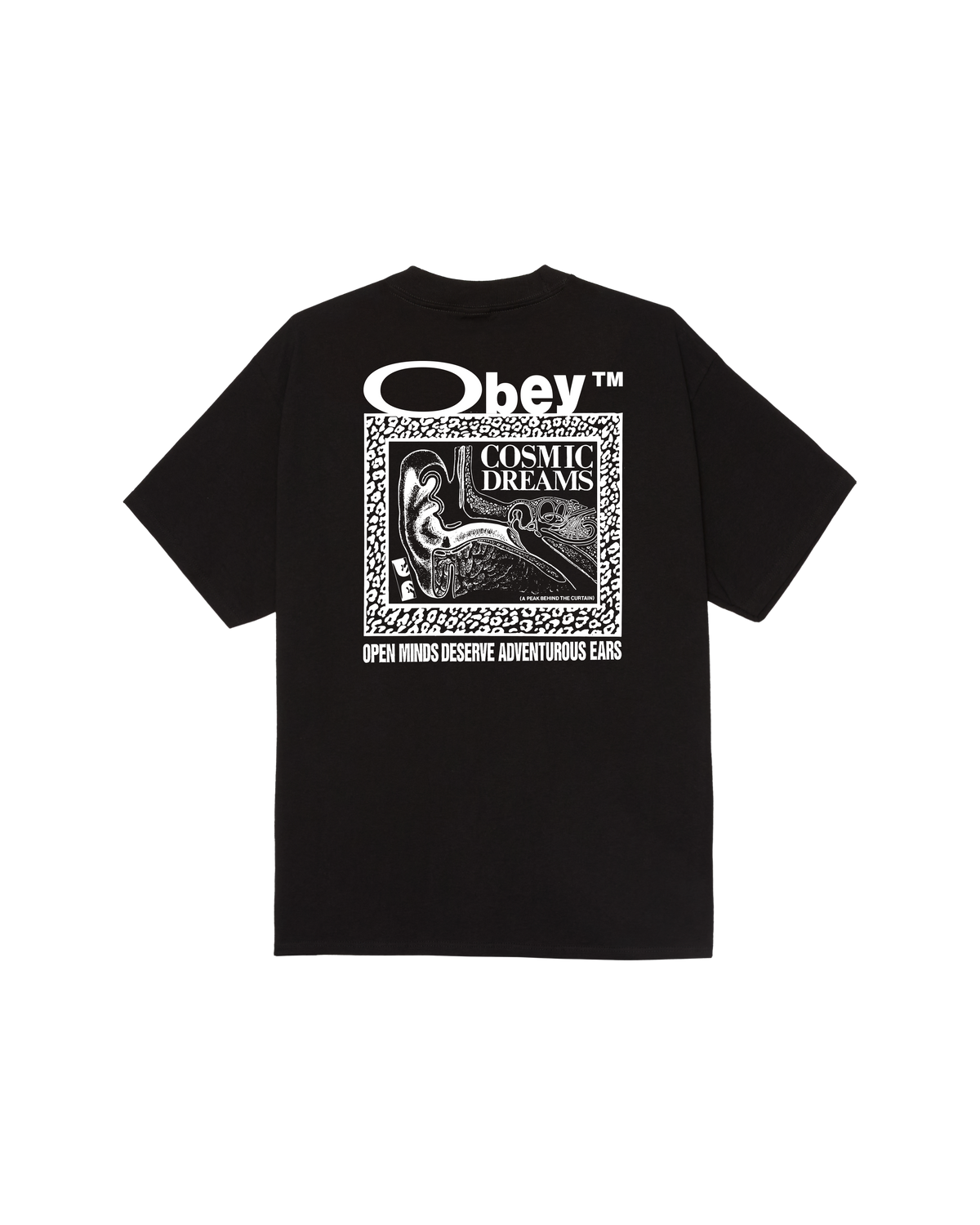 obey cosmic dreams classic t shirt black