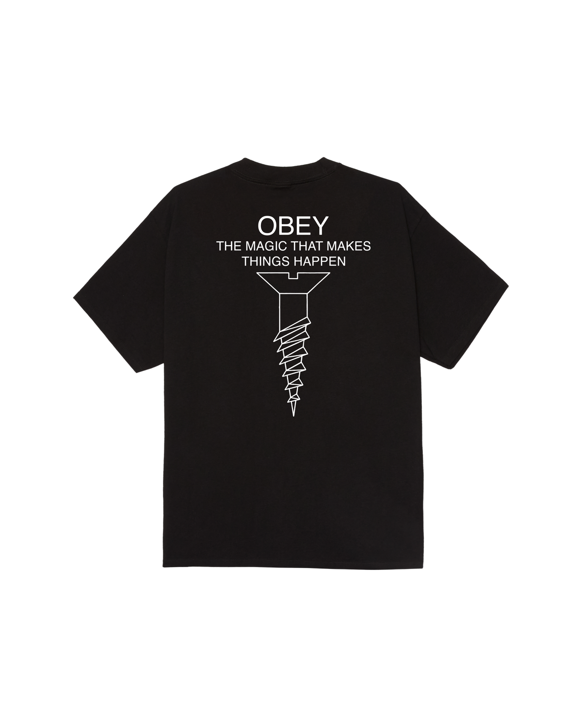 obey magic classic t shirt black