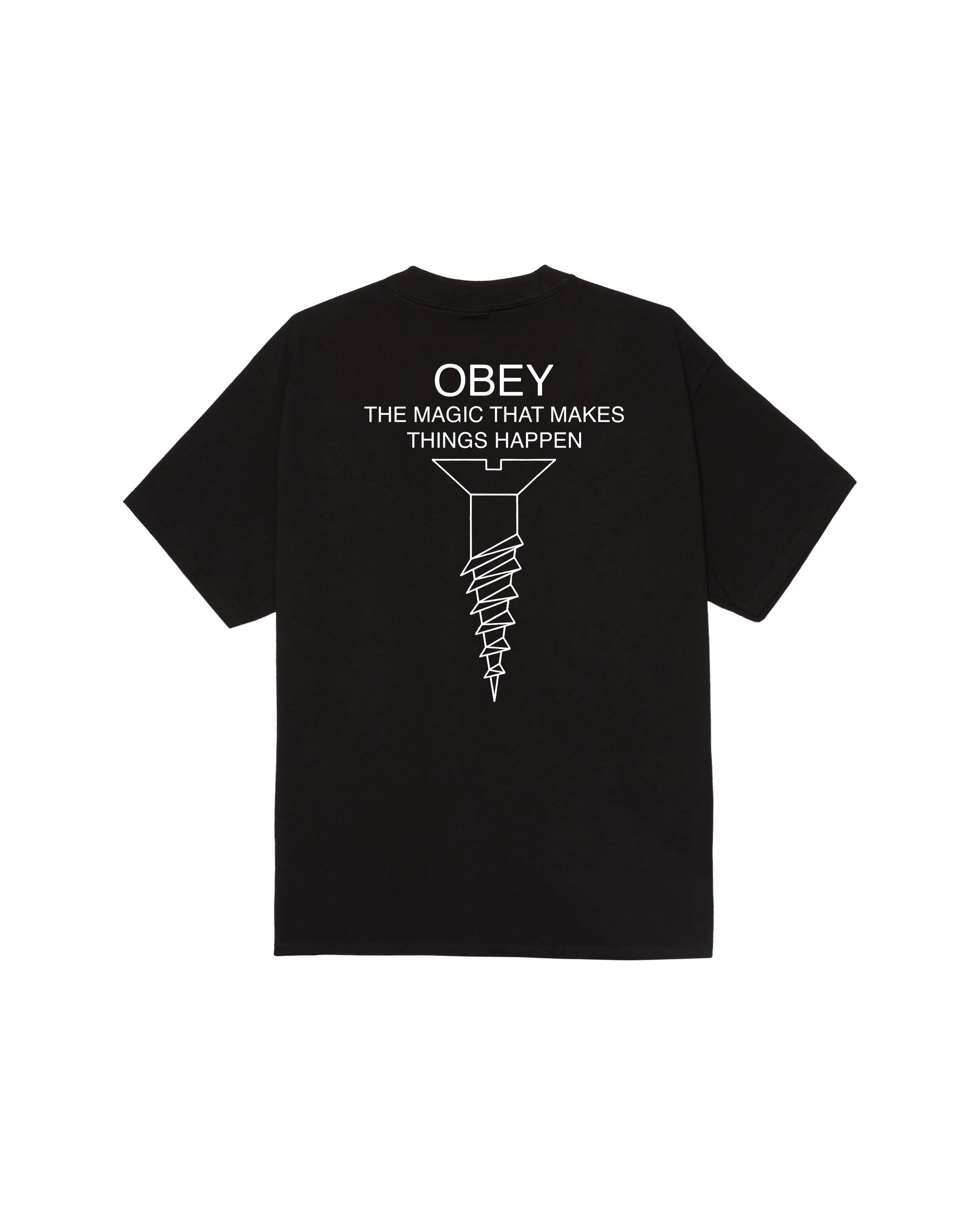 obey magic classic t shirt black