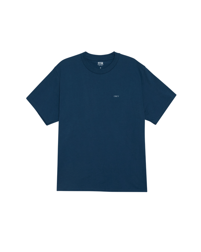 obey-smog-city-classic-t-shirt-harbor-blue - alternate view