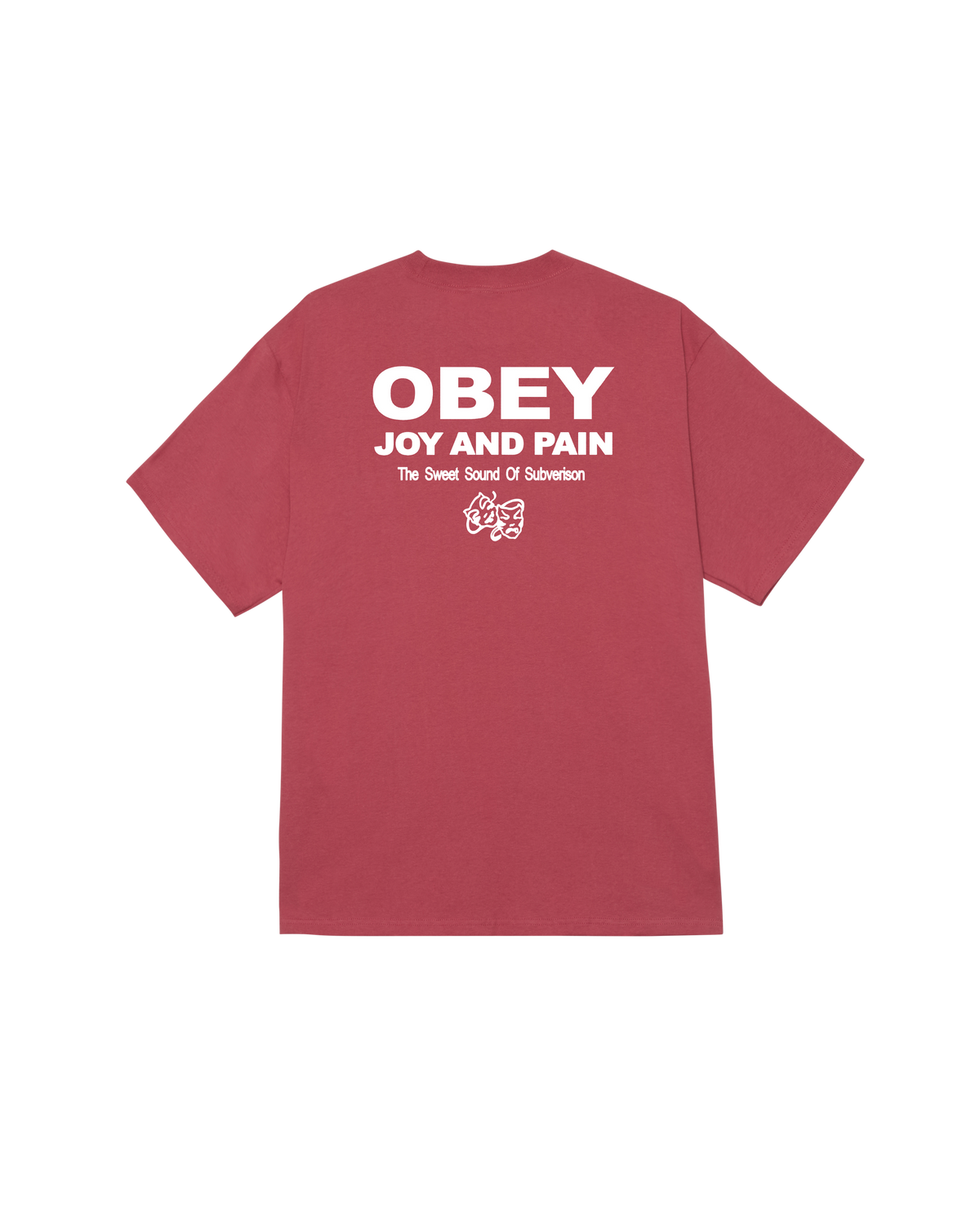 obey-joy-pain-classic-t-shirt-mineral-red