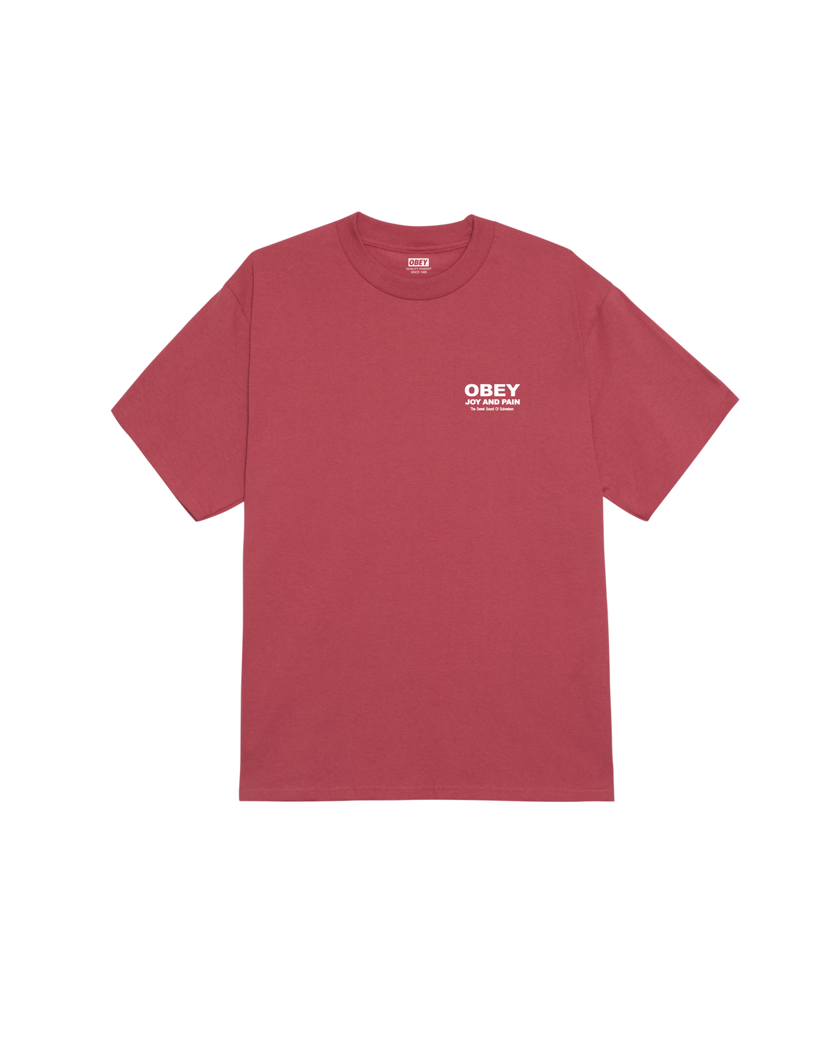 obey-joy-pain-classic-t-shirt-mineral-red