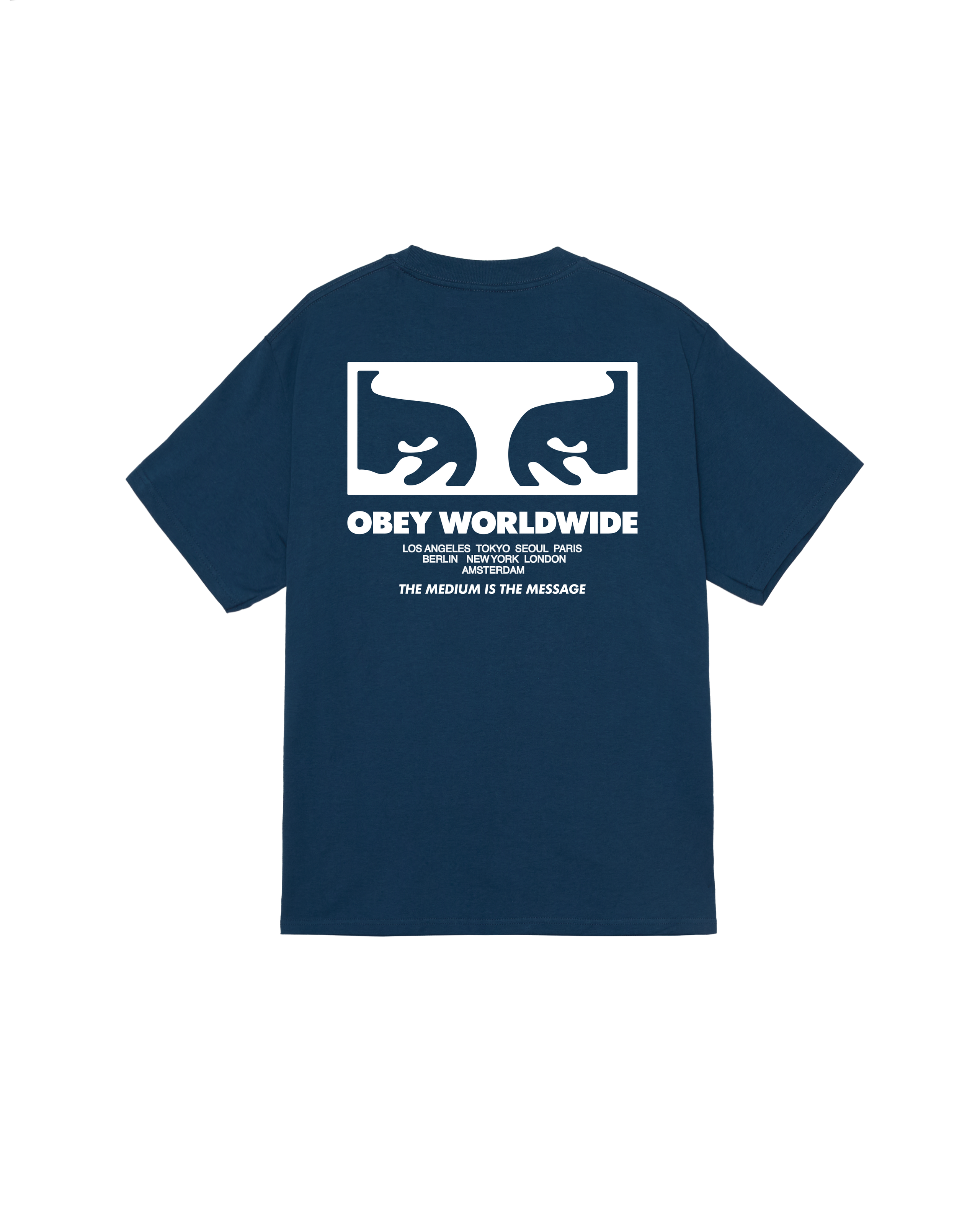 obey-the-medium-is-the-message-classic-t-shirt-harbor-blue (zoomed)