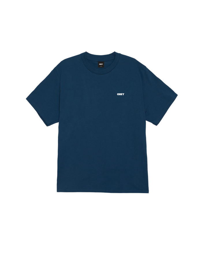 obey-the-medium-is-the-message-classic-t-shirt-harbor-blue - alternate view