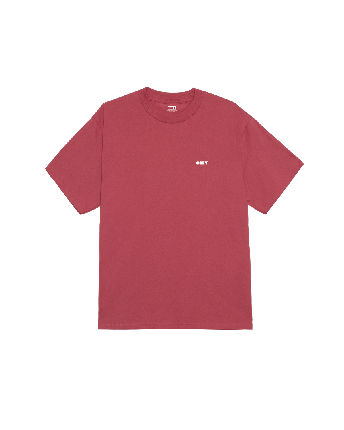 obey-peep-hole-classic-t-shirt-mineral-red