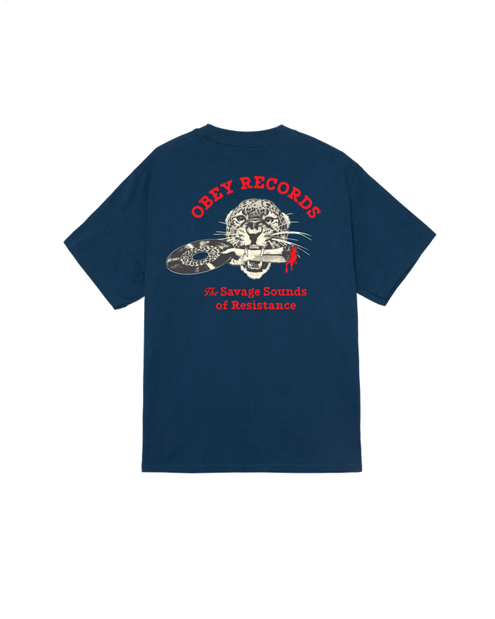 obey-savage-sounds-leopard-classic-t-shirt-harbor-blue