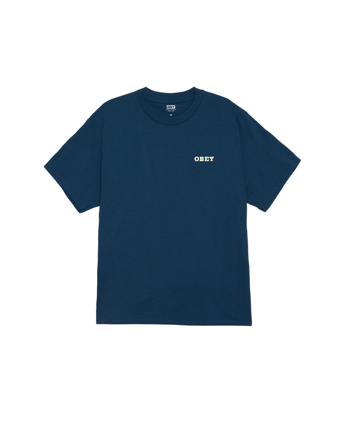obey-savage-sounds-leopard-classic-t-shirt-harbor-blue - alternate view