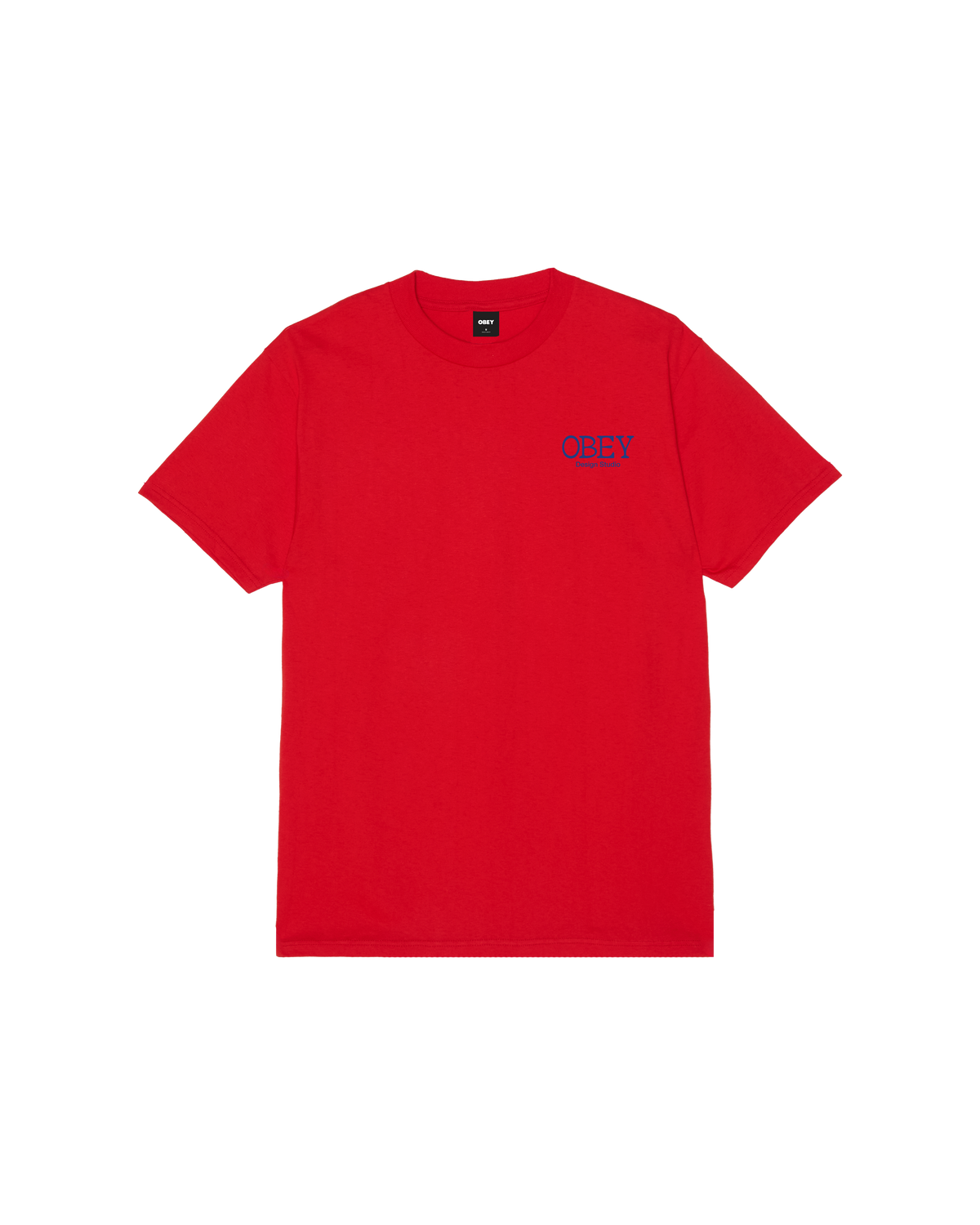 obey-lucky-cat-classic-t-shirt-red