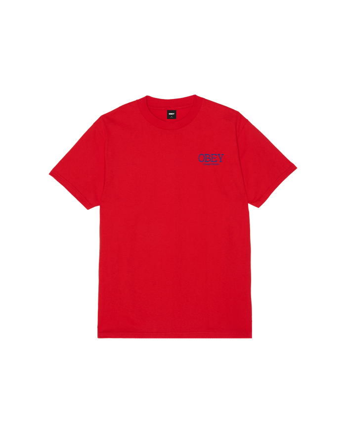 obey-lucky-cat-classic-t-shirt-red - alternate view