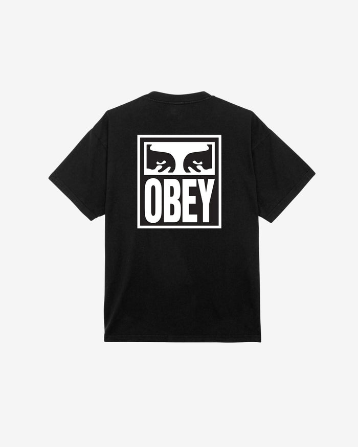 obey eyes icon ii heavyweight t shirt jet black